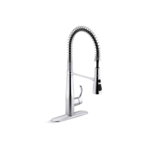 Simplice Semi-Pro Kitchen Faucet 1-Hole Polished Chrome with Pull-down Spout