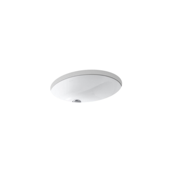 Caxton 17" Oval Lav White Vitreous China Undermount