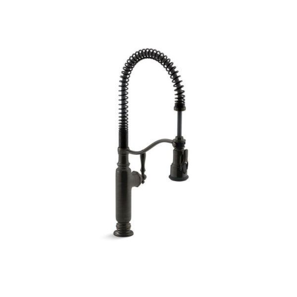 Tournant Semi-Pro Kitchen Faucet 1-Hole Oil-Rubbed Bronze with Pull-Down Spout