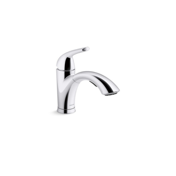 Medley Kitchen Faucet 1Hole Polished Chrome with Pull Out Spout Serving Delmarva & Eastern