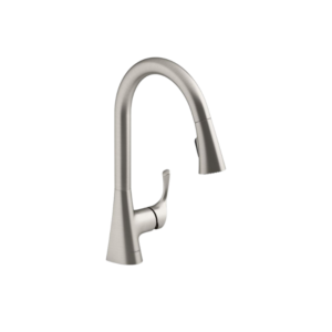 Valton Kitchen Faucet 1-Hole Vibrant Stainless with Pull Down Spout
