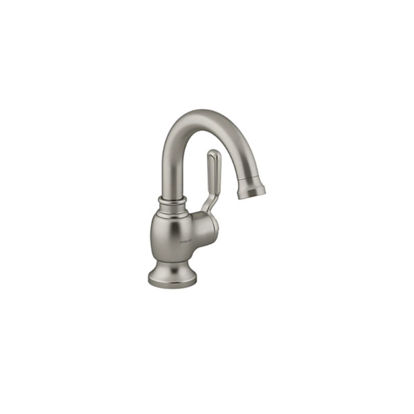 Ludington Bathroom Faucet Single Handle Vibrant Brushed Nickel